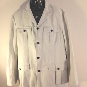 Banana republic XL beige safari blazer.